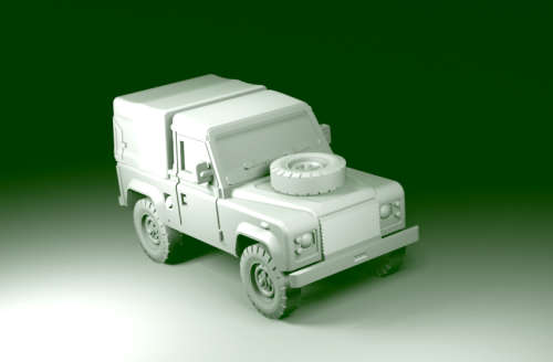 1:100 Scale - Land Rover 90 Truck Cab