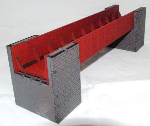 HO Scale - Single Track Railway Bridge 2