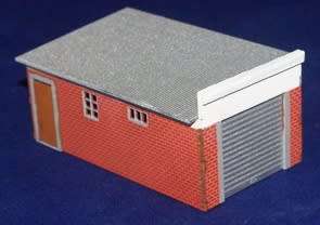 HO Scale - Railway House Garage