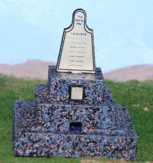 HO Scale - War Memorial - Pilgrim`s Rest