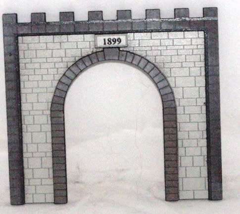 N Scale - Single Track Tunnel Entrance 4