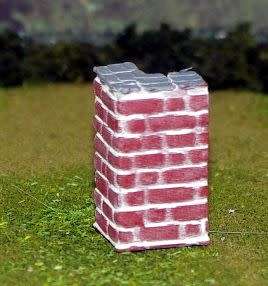 1:72 Scale - Church Wall Corner (4 Pack)