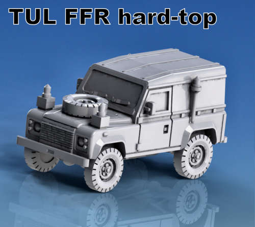 1:87 Scale - Land Rover 90 TUL Hardtop FFR Both