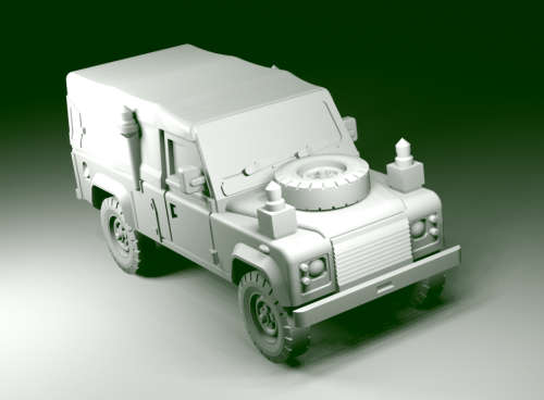 1:100 Scale - Land Rover 110 TUM Soft Top FFR Both