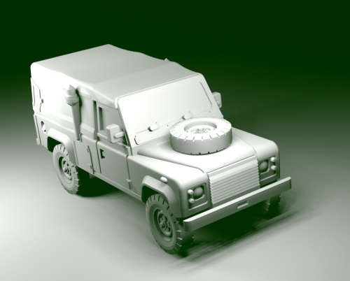 1:72 Scale - Land Rover 110 TUM Soft Top FFR Late