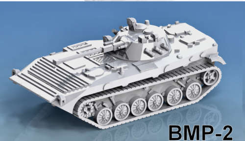 1:87 Scale - BMP2 No Skirts With Normal Turret - No  Launcher