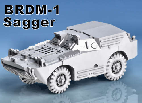 1:72 Scale - BRDM-1 Sagger Closed