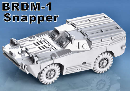 1:100 Scale - BRDM-1 Snapper Closed