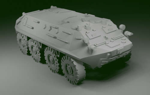 1:100 Scale - BTR60pa - Early
