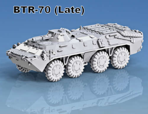 1:87 Scale - BTR 70 - Late - Turret Smoke