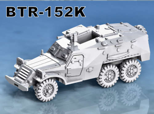 1:100 Scale - BTR 152k - Open MG Hole