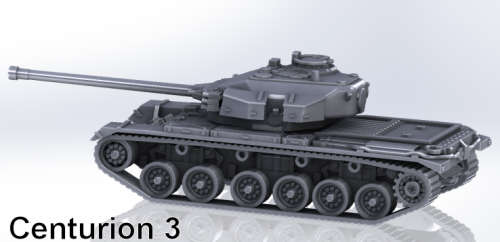 1:87 Scale - Centurion 3 - No Skirts