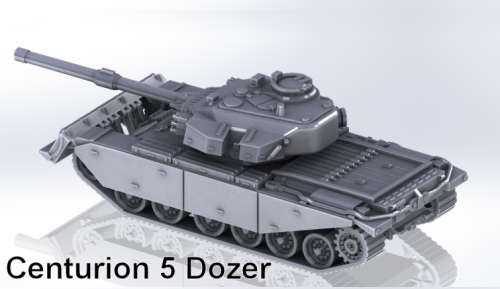 1:100 Scale - Centurion 5 Dozer