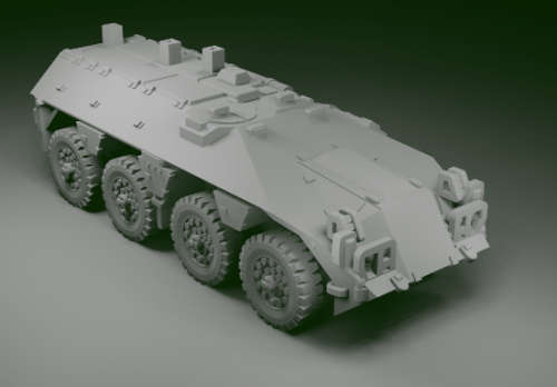 1:87 Scale - DAF408 - Command Closed