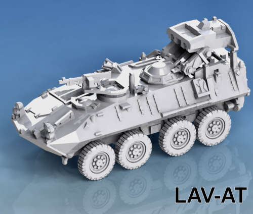 1:72 Scale - LAV - AT - With Retracted Turret