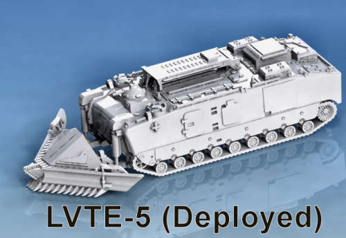 1:72 Scale - LVTE5 - Plow Open (Deployed)