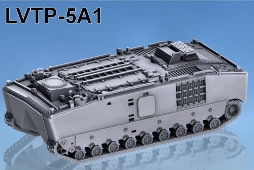 1:100 Scale - LVTP-5a1 - No Turret