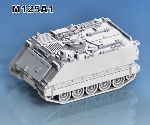1:72 Scale - M125a1 - Closed - Cupola Closed