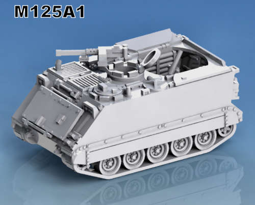 1:72 Scale - M125a1 - Cupola Open