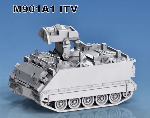 1:100 Scale - M901a1 ITV - Turret Extended