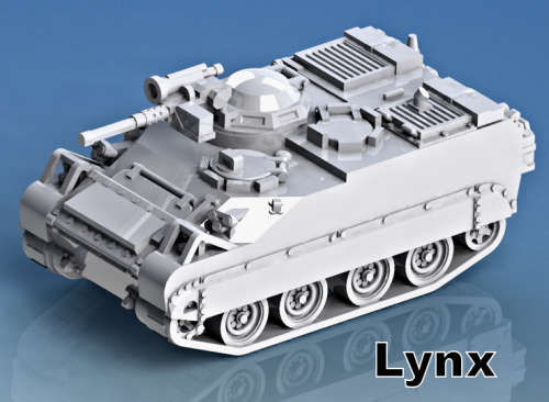 1:100 Scale - Lynx - Turret With Scope