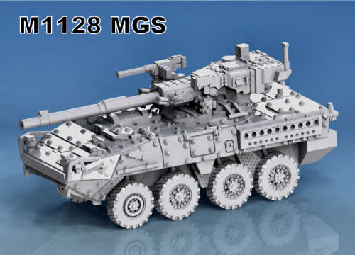 1:72 Scale - M1128 Stryker mgs