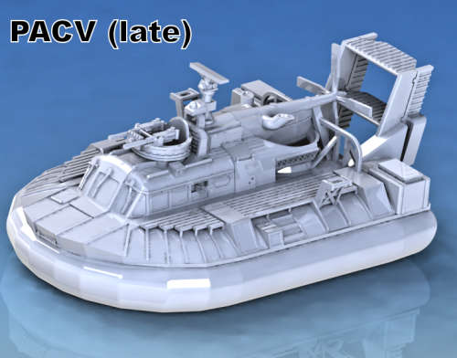 1:100 Scale - PACV - Late With Handrail