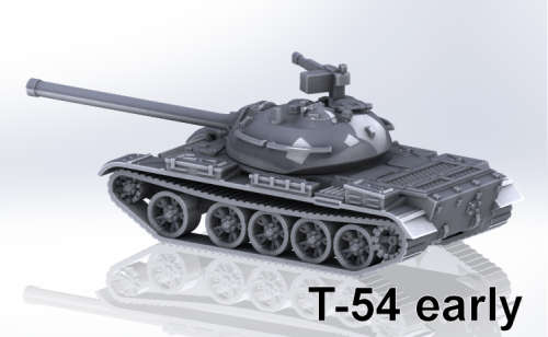 1:100 Scale - T-54 - Refit