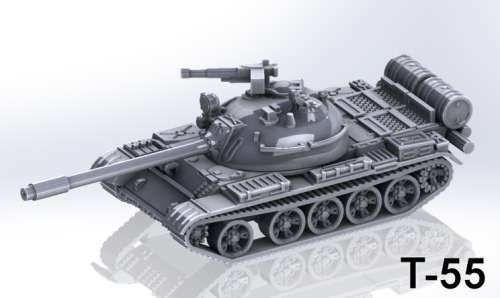 1:100 Scale - T-55