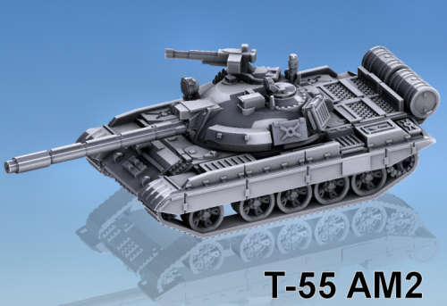 1:100 Scale - T-55-am2