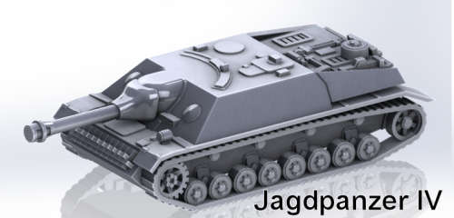 1:72 Scale - Jagdpanzer IV - Open Idler