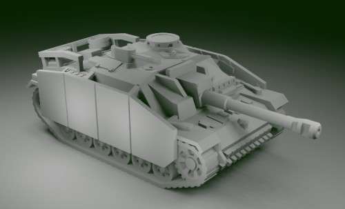 1:87 Scale - Stug IIIG - Late - Schurzen