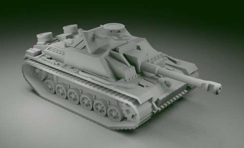 1:87 Scale - Stug IIIG - Mid - Ostketten - Track - MG
