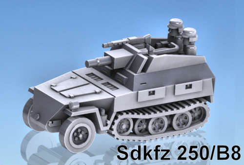 1:100 Scale - Sdkfz 250/B8 Stummel