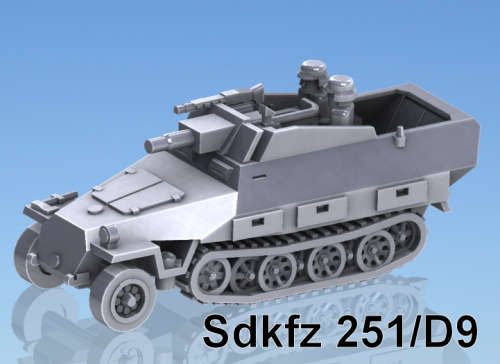 1:87 Scale - Sdkfz 251/D9 Stummel