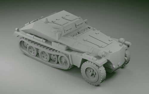 1:72 Scale - Sdkfz 252 Leichter Gepazerter Mutionskfaftwagen
