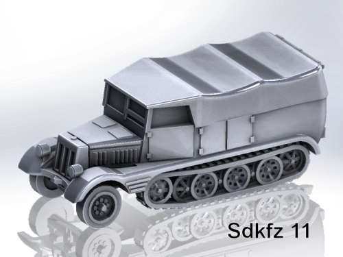 1:100 Scale - Sdkfz 11 - Closed