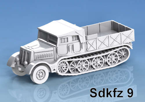 1:87 Scale - Sdkfz 9 Famo - Closed - Open
