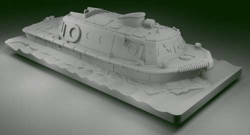 1:100 Scale - LWS (Landwasserschlepper) - Water Line Low