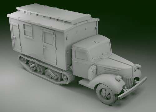 1:72 Scale - Ford V3000 Maultier - Early - Radio