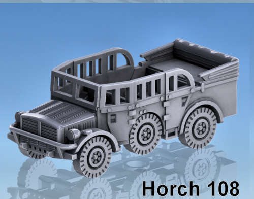 1:100 Scale - Horch 108 - All Windows Up