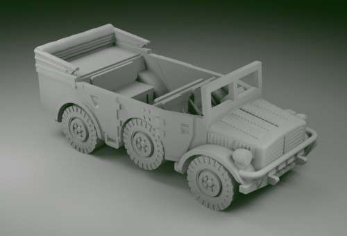 1:72 Scale - Horch 108 - Window Up