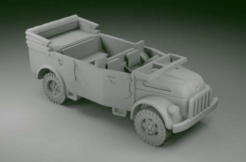 1:72 Scale - Steyr 1500 - Window Down