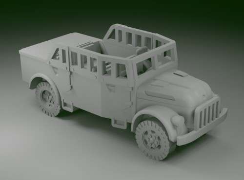1:100 Scale - Steyr 1500 - Windows Up