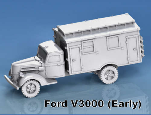 1:100 Scale - Ford V3000 - Early Ambulance