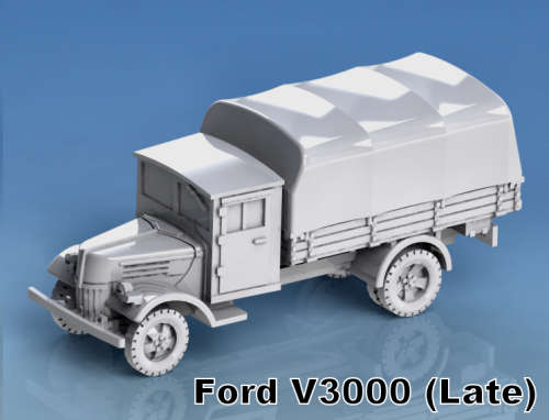1:72 Scale - Ford V3000 - Late - Closed