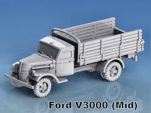 1:100 Scale - Ford V3000 - Mid - Extended