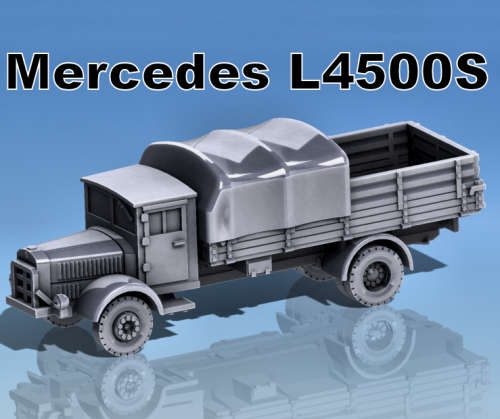 1:100 Scale - Mercedes L4500S - Half Closed