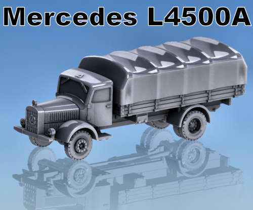 1:72 Scale - Mercedes L4500A - Closed