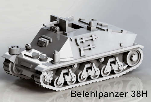 1:87 Scale - Belehlpanzer 38H